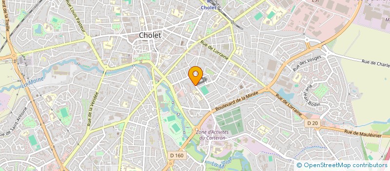 localisation de l'entreprise MAJUPA à CHOLET