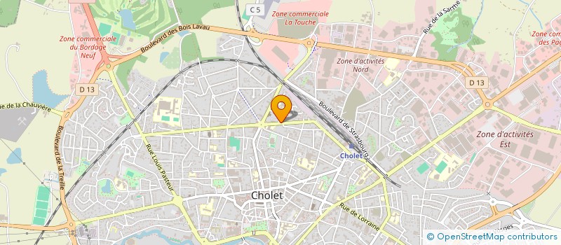 localisation de l'entreprise MAJUPAME à CHOLET