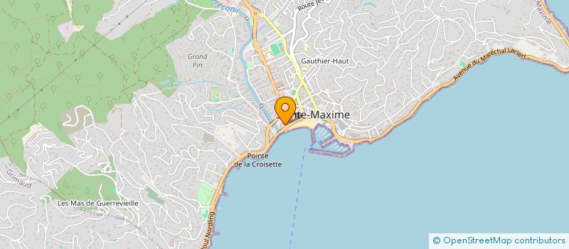 localisation de l'entreprise MAJURI à SAINTE-MAXIME