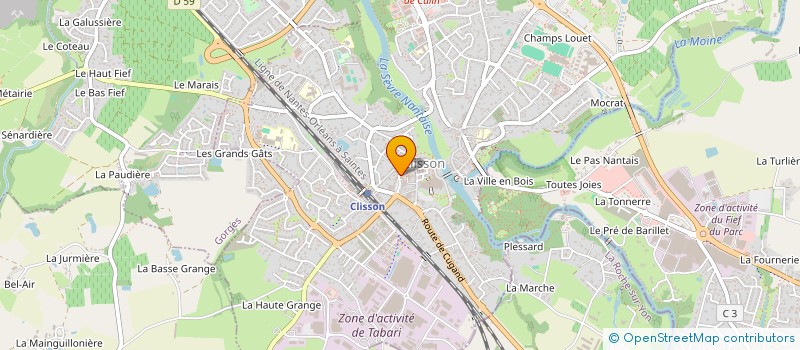 localisation de l'entreprise MAJURO  CLISSON