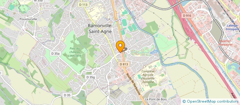 localisation de l'entreprise MAJUSCULE  ORGUEIL