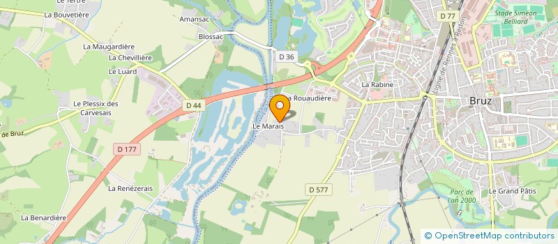 localisation de l'entreprise MAJUSKA à BRUZ
