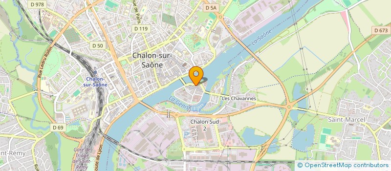 localisation de l'entreprise MAJUSO à CHALON-SUR-SAONE