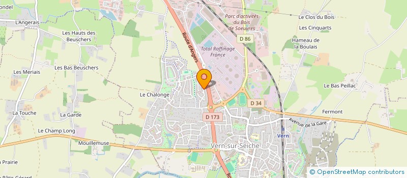 localisation de l'entreprise MAJUTHAN  VERN-SUR-SEICHE