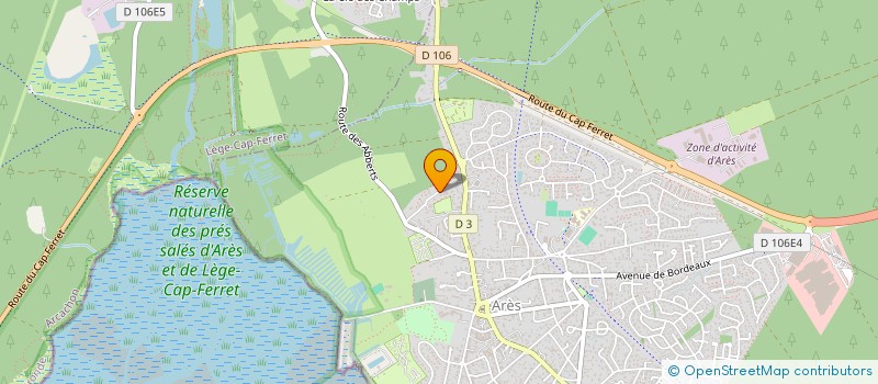 localisation de l'entreprise MAJUVA  ARES