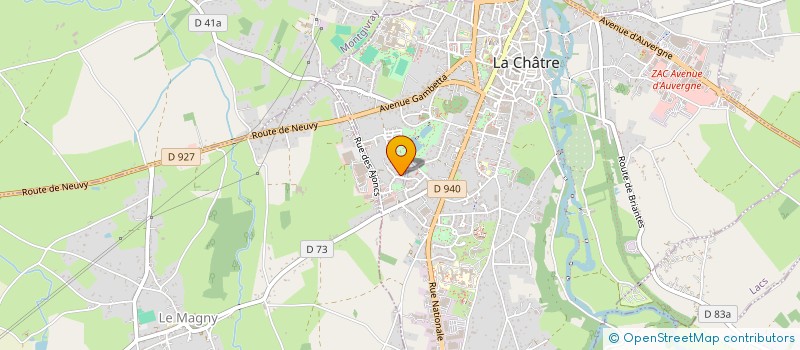 localisation de l'entreprise MAJUVA DISTRIBUTION à LA CHATRE