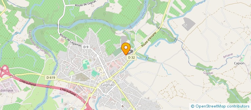 localisation de l'entreprise MAJUVI 463  GIGNAC