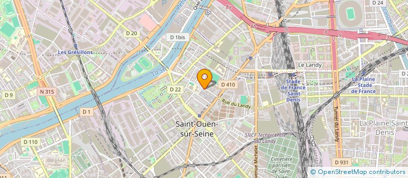 localisation de l'entreprise MAJV CONSEIL à SAINT-OUEN-SUR-SEINE