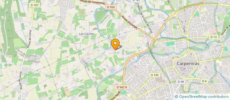 localisation de l'entreprise MAJYF  CARPENTRAS