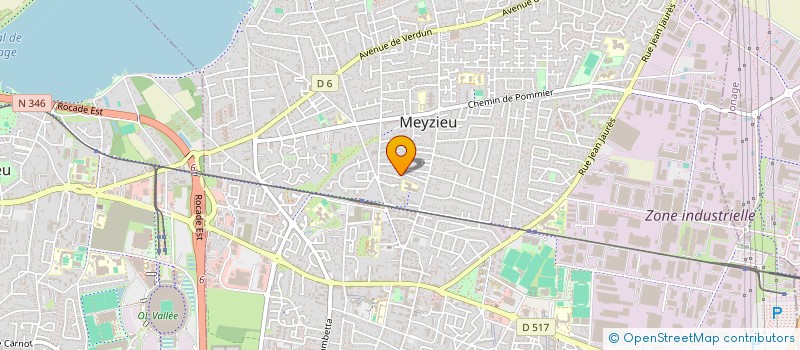 localisation de l'entreprise MAJYLAU  MEYZIEU