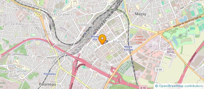 localisation de l'entreprise MAK 2 à MASSY