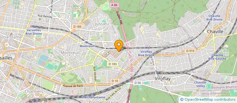 localisation de l'entreprise MAK 2 à VERSAILLES