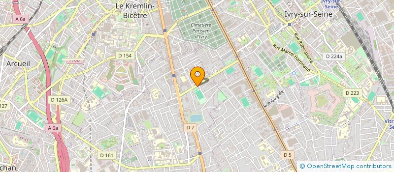 localisation de l'entreprise MAK  VILLEJUIF