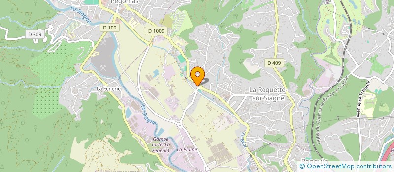 localisation de l'entreprise MAK à LA ROQUETTE-SUR-SIAGNE