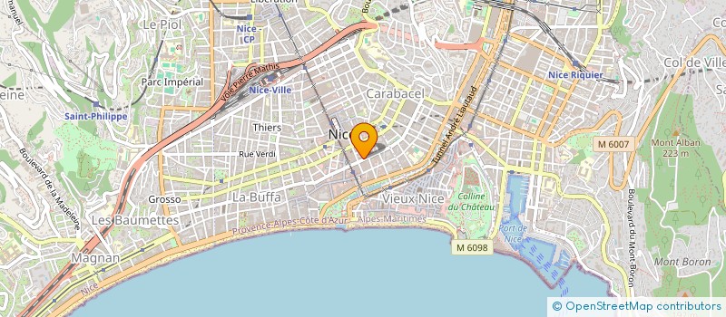 localisation de l'entreprise MAK à NICE