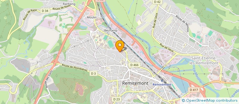 localisation de l'entreprise MAK à REMIREMONT