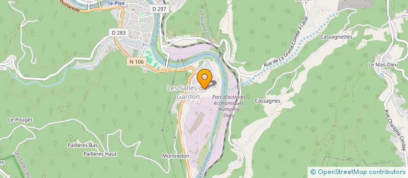localisation de l'entreprise MAK BATINOVA  LES SALLES-DU-GARDON