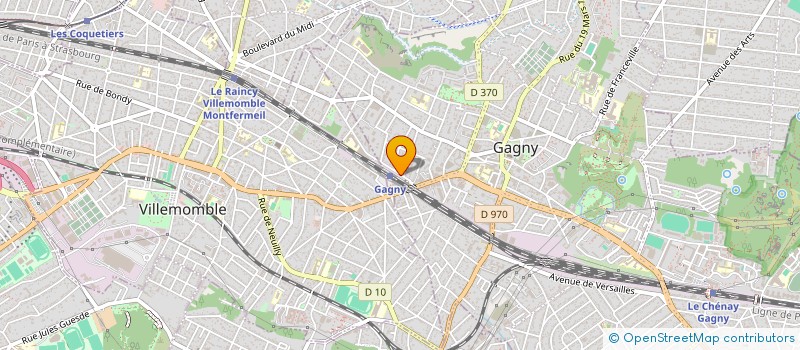 localisation de l'entreprise MAK&CO GROUPE à GAGNY