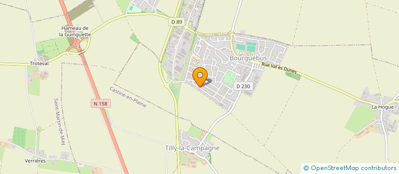 localisation de l'entreprise MAK COOPORATION  BOURGUEBUS