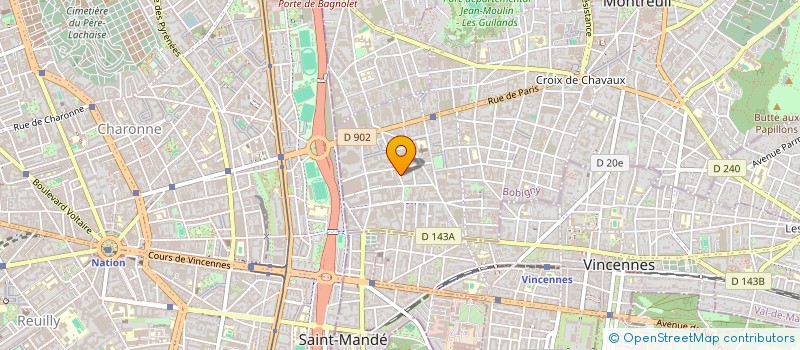 localisation de l'entreprise MAK FIL à MONTREUIL