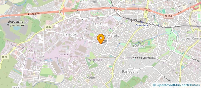 localisation de l'entreprise MAK FONDATION à COLOMIERS