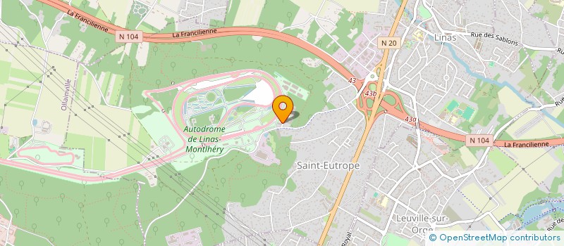 localisation de l'entreprise MAK G  LINAS