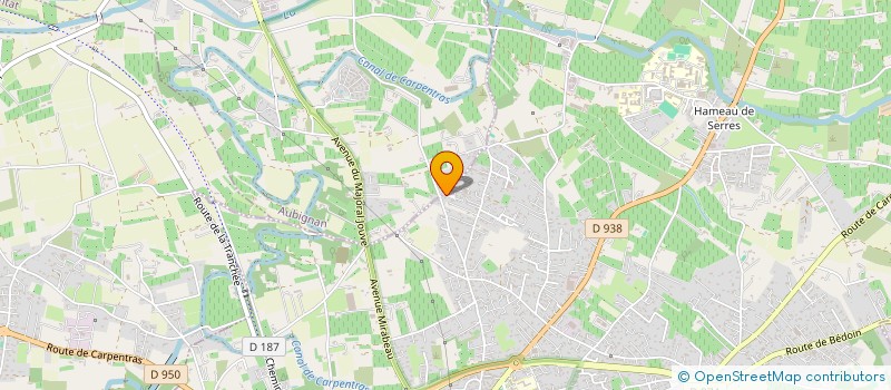 localisation de l'entreprise MAK IMMOBILIER  CARPENTRAS