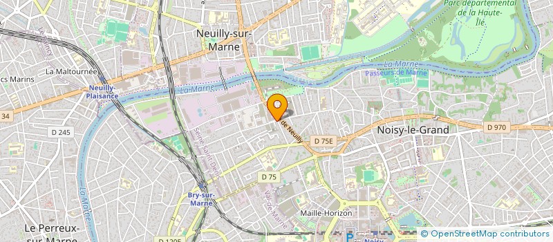 localisation de l'entreprise MAK INTERNATIONAL à NOISY-LE-GRAND