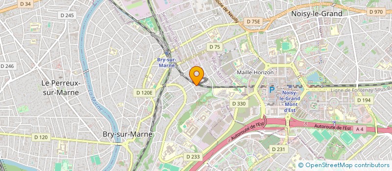 localisation de l'entreprise MAK INVEST  BRY-SUR-MARNE