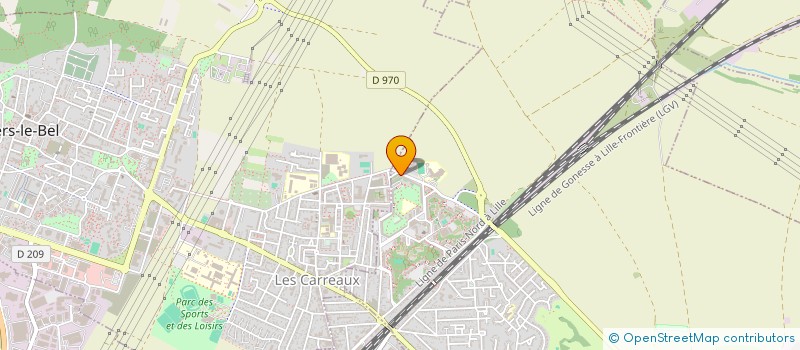 localisation de l'entreprise MAK-LUK SECURITE PRIVEE  GONESSE