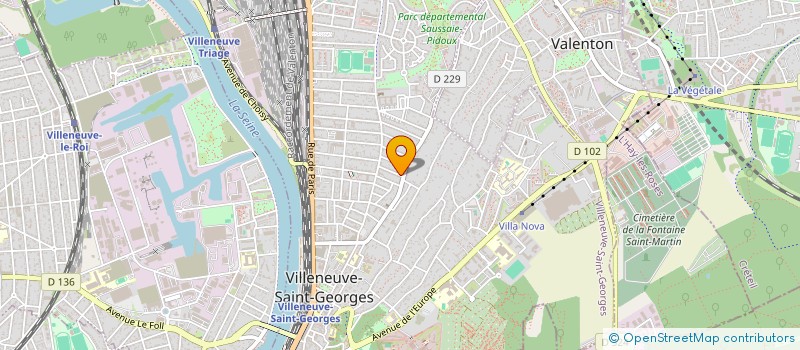 localisation de l'entreprise MAK THAI  VILLENEUVE-SAINT-GEORGES