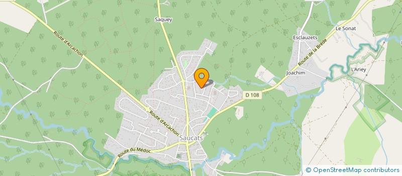 localisation de l'entreprise MAKA 1  SAUCATS