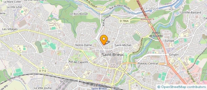 localisation de l'entreprise MAKA à SAINT-BRIEUC