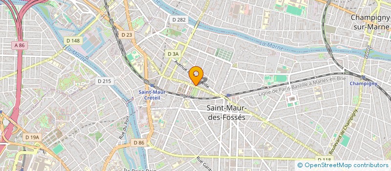 localisation de l'entreprise MAKABI-FLABEAU à SAINT-MAUR-DES-FOSSES