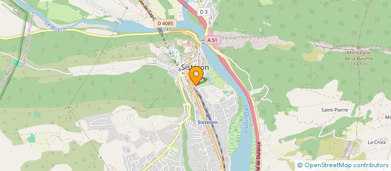 localisation de l'entreprise MAKADAM  SISTERON