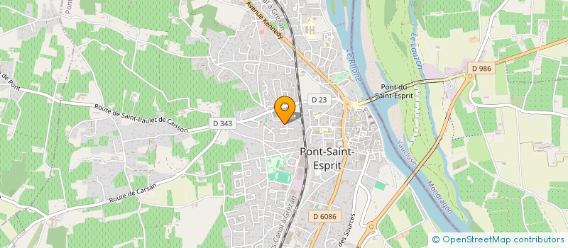 localisation de l'entreprise MAKAI  PONT-SAINT-ESPRIT