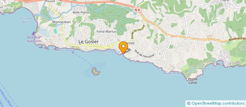 localisation de l'entreprise MAKALU à LE GOSIER