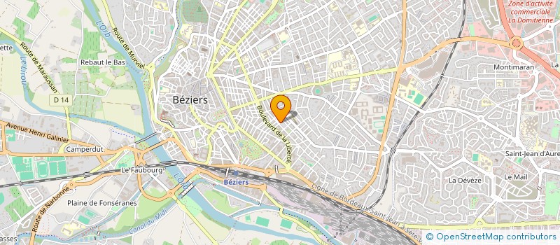 localisation de l'entreprise MAKAM  BEZIERS