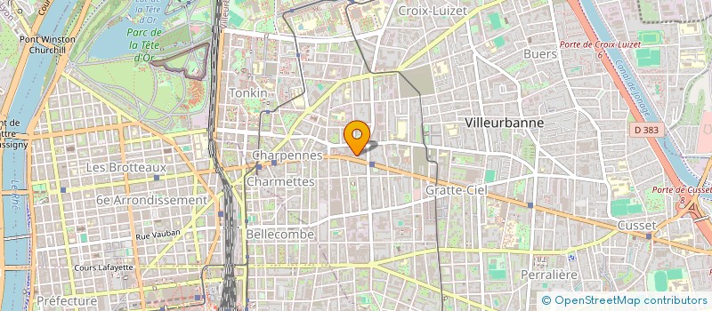 localisation de l'entreprise MAKAN INVEST  VILLEURBANNE