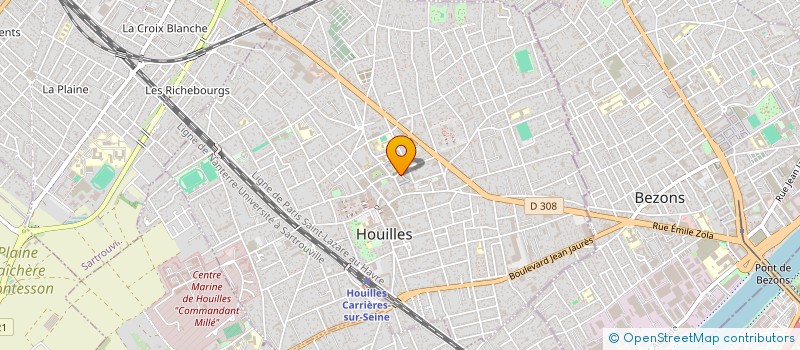 localisation de l'entreprise MAKANDA ENGINEERING AND IT SERVICES  HOUILLES