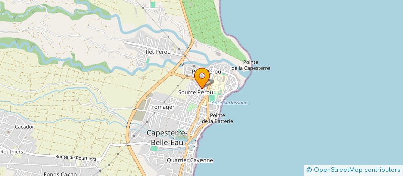 localisation de l'entreprise MAKANDAL FORCE à CAPESTERRE-BELLE-EAU