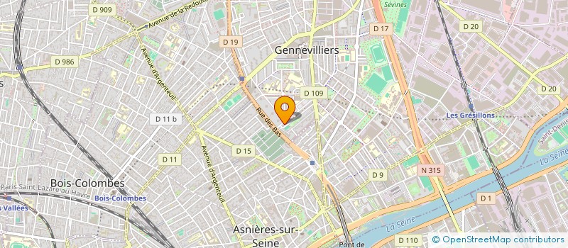 localisation de l'entreprise MAKANDES TRANSPORT à GENNEVILLIERS