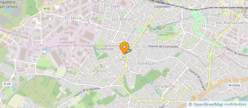 localisation de l'entreprise MAKANDJA APOLLON  TOURNEFEUILLE