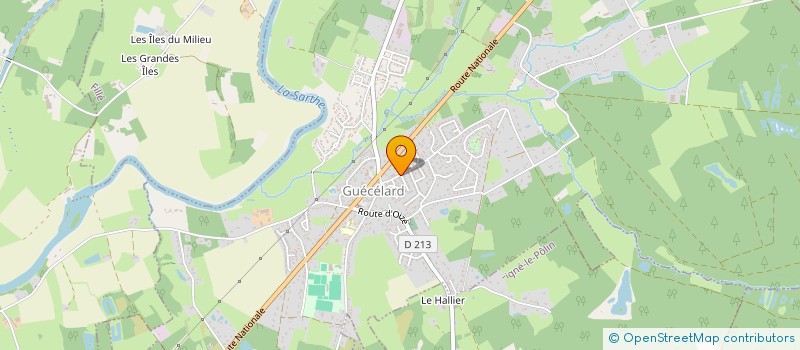 localisation de l'entreprise MAKANI  GUECELARD