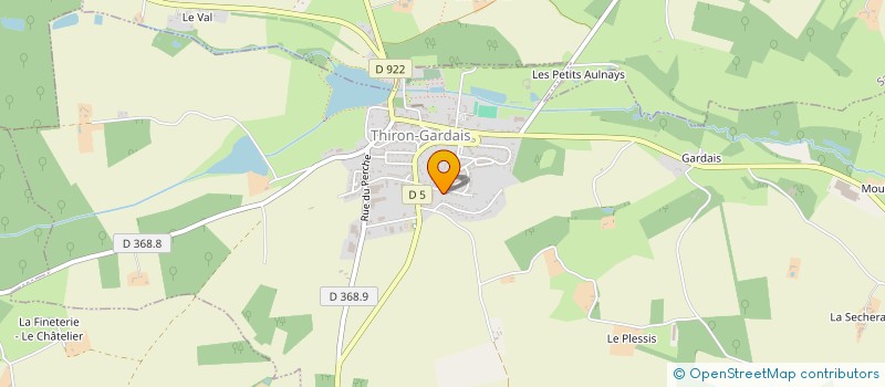 localisation de l'entreprise MAKASA GIRONDIN à THIRON-GARDAIS