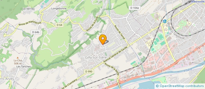 localisation de l'entreprise MAKASI ESTHETIQUE à GILLY-SUR-ISERE