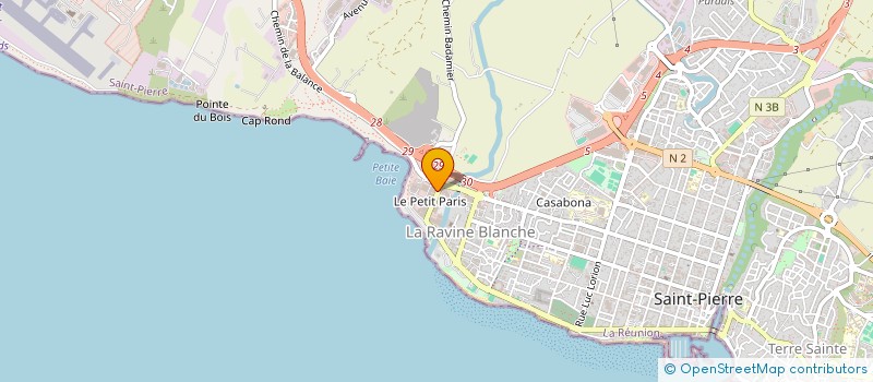 localisation de l'entreprise MAKBOULE 2017 à SAINT-PIERRE