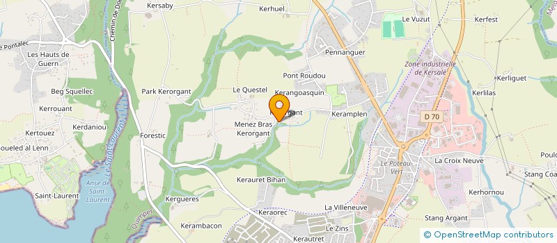 localisation de l'entreprise MAKCANE IMMO  CONCARNEAU