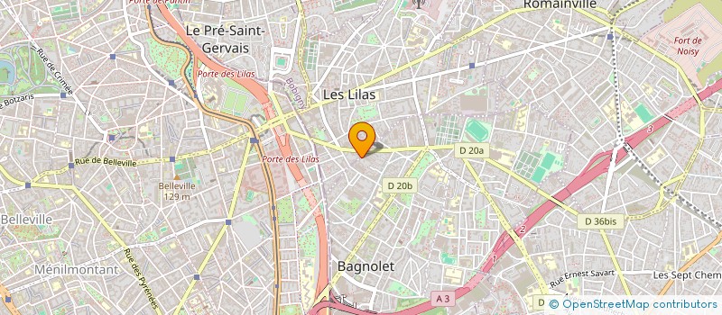 localisation de l'entreprise MAKCBONO  BAGNOLET