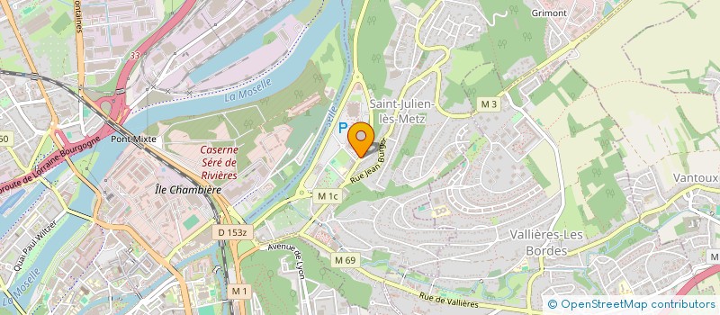 localisation de l'entreprise MAKCILOR à SAINT-JULIEN-LES-METZ